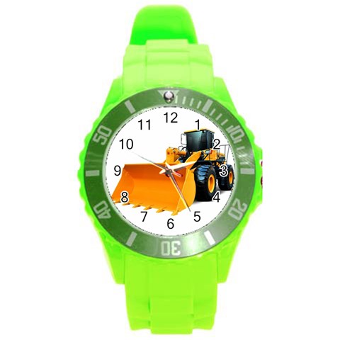 937h 1 955n 2 955n 1 932 1 Round Plastic Sport Watch (L) from ArtsNow.com Front