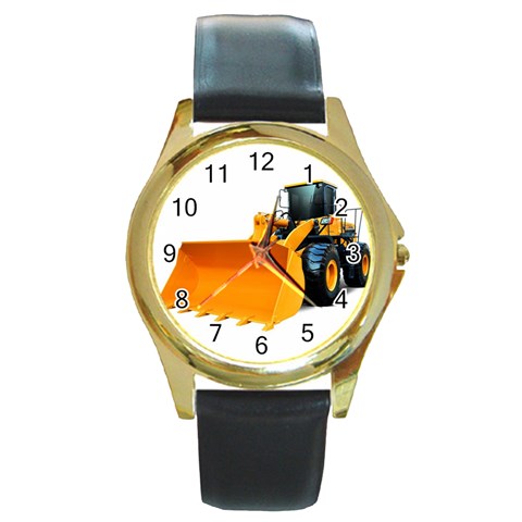 937h 1 955n 2 955n 1 932 1 Round Gold Metal Watch from ArtsNow.com Front