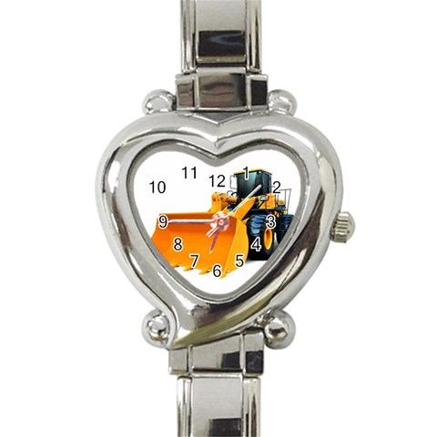 937h 1 955n 2 955n 1 932 1 Heart Italian Charm Watch from ArtsNow.com Front