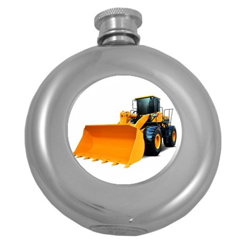 937h 1 955n 2 955n 1 932 1 Round Hip Flask (5 oz) from ArtsNow.com Front
