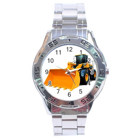 937h 1 955n 2 955n 1 932 1 Stainless Steel Analogue Watch from ArtsNow.com Front