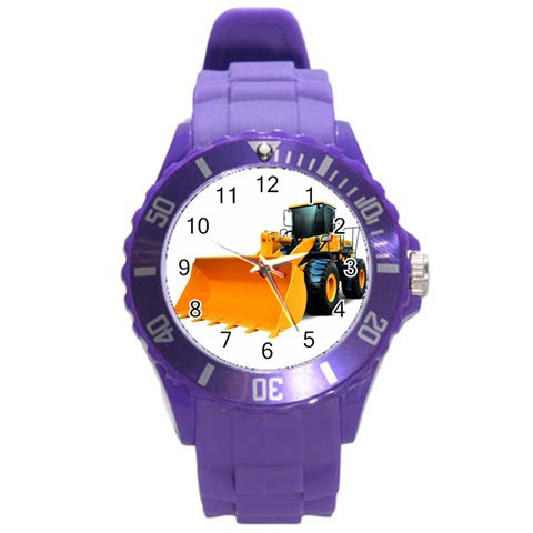 937h 1 955n 2 955n 1 932 1 Round Plastic Sport Watch (L) from ArtsNow.com Front