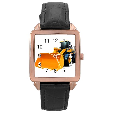 937h 1 955n 2 955n 1 932 1 Rose Gold Leather Watch  from ArtsNow.com Front
