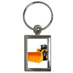 Earth-moving machinery brand new wheel loader sinomach 1.1CBM 2T 918H wheel loader Key Chain (Rectangle)