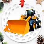 Earth-moving machinery brand new wheel loader sinomach 1.1CBM 2T 918H wheel loader Round Filigree Ornament (Two Sides)