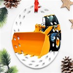 Earth-moving machinery brand new wheel loader sinomach 1.1CBM 2T 918H wheel loader Oval Filigree Ornament (Two Sides)