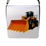 Earth-moving machinery brand new wheel loader sinomach 1.1CBM 2T 918H wheel loader Flap Closure Messenger Bag (L)