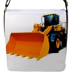 Earth-moving machinery brand new wheel loader sinomach 1.1CBM 2T 918H wheel loader Flap Closure Messenger Bag (S)