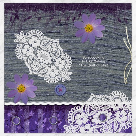 Scrapbooking Is Like Making The Quilt of Life Canvas 12  x 12  from ArtsNow.com 11.4 x11.56  Canvas - 1