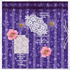 Scrapbooking Is Like Making The Quilt of Life Canvas 12  x 12  from ArtsNow.com 11.4 x11.56  Canvas - 2