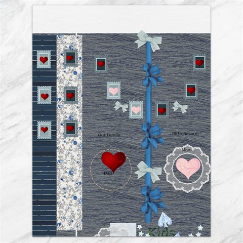 Our Family Birth Record  Canvas 18  x 24  from ArtsNow.com 17.8 x23.08  Canvas - 1