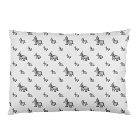 Grey Unicorn Sketchy Style Motif Drawing Pattern Pillow Case from ArtsNow.com 26.62 x18.9  Pillow Case