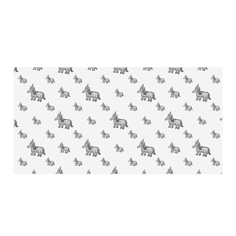 Grey Unicorn Sketchy Style Motif Drawing Pattern Satin Wrap from ArtsNow.com Front