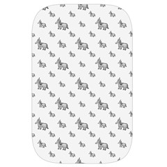 Grey Unicorn Sketchy Style Motif Drawing Pattern Belt Pouch Bag (Small) from ArtsNow.com Back