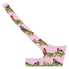 Bullfinches Sit On Branches On A Pink Background Cross Back Hipster Bikini Set from ArtsNow.com Back Right