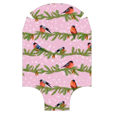 Bullfinches Sit On Branches On A Pink Background Luggage Cover (Small) from ArtsNow.com Front