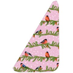 Bullfinches Sit On Branches On A Pink Background Belt Pouch Bag (Large) from ArtsNow.com Front Left