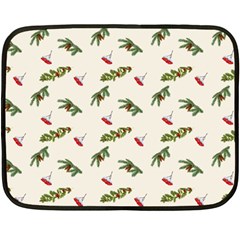 Spruce And Pine Branches Double Sided Fleece Blanket (Mini)  from ArtsNow.com 35 x27  Blanket Back