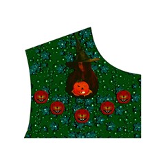 Halloween Pumkin Lady In The Rain Women s Button Up Vest from ArtsNow.com Top Right