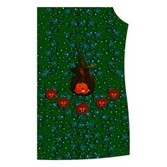 Halloween Pumkin Lady In The Rain Women s Button Up Vest from ArtsNow.com Front Left