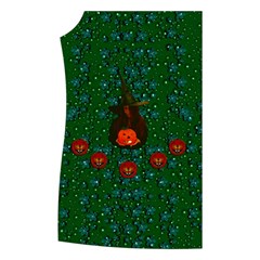 Halloween Pumkin Lady In The Rain Women s Button Up Vest from ArtsNow.com Front Right
