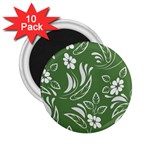 Folk flowers pattern Floral surface design Seamless pattern 2.25  Magnets (10 pack) 