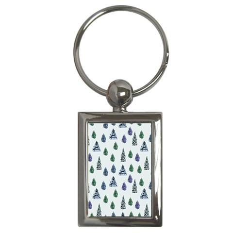Coniferous Forest Key Chain (Rectangle) from ArtsNow.com Front