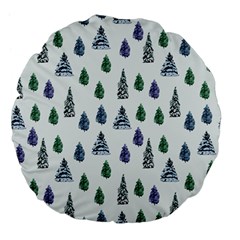 Coniferous Forest Large 18  Premium Flano Round Cushions from ArtsNow.com Front