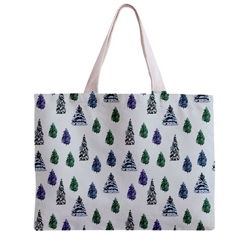 Coniferous Forest Zipper Mini Tote Bag from ArtsNow.com Front
