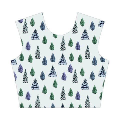 Coniferous Forest Cotton Crop Top from ArtsNow.com Front