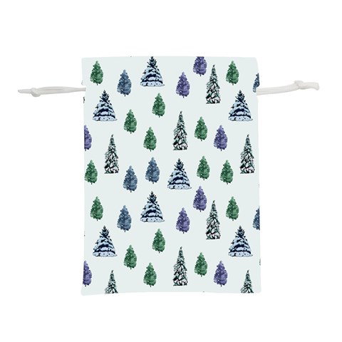 Coniferous Forest Lightweight Drawstring Pouch (S) from ArtsNow.com Front