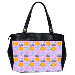 Cartoon Pattern Oversize Office Handbag (2 Sides) from ArtsNow.com Back