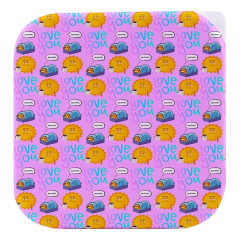 Cartoon Pattern Stacked food storage container from ArtsNow.com Purple