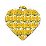 Cartoon Pattern Dog Tag Heart (Two Sides)