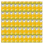 Cartoon Pattern Large Satin Scarf (Square)