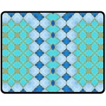 Turquoise Fleece Blanket (Medium) 