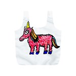 Unicorn Sketchy Style Drawing Full Print Recycle Bag (S)