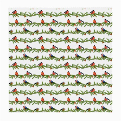 Bullfinches On The Branches Medium Glasses Cloth from ArtsNow.com Front
