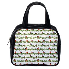 Bullfinches On The Branches Classic Handbag (Two Sides) from ArtsNow.com Back