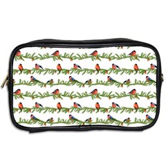 Bullfinches On The Branches Toiletries Bag (Two Sides) from ArtsNow.com Back