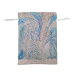 Convoluted patterns Lightweight Drawstring Pouch (L)
