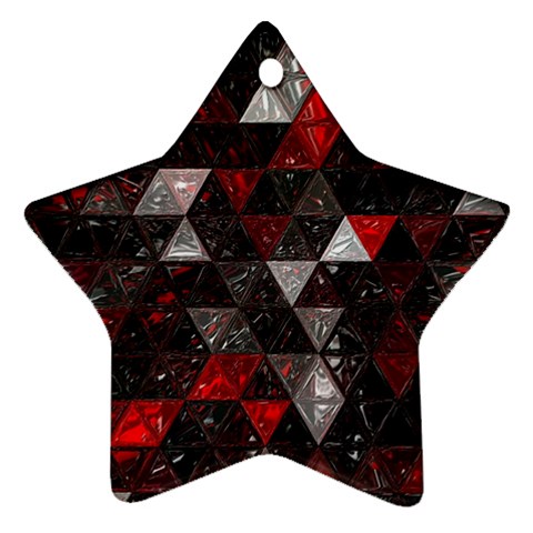 Gothic Peppermint Ornament (Star) from ArtsNow.com Front