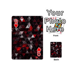 Queen Gothic Peppermint Playing Cards 54 Designs (Mini) from ArtsNow.com Front - HeartQ