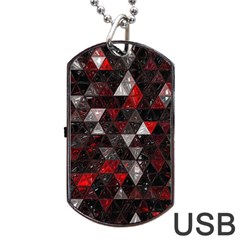 Gothic Peppermint Dog Tag USB Flash (Two Sides) from ArtsNow.com Back
