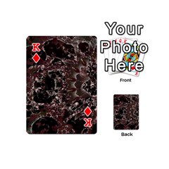 King Shotgun Mandala Playing Cards 54 Designs (Mini) from ArtsNow.com Front - DiamondK