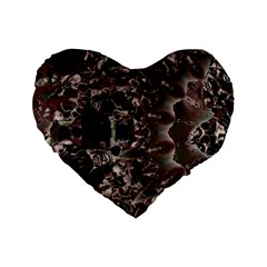 Shotgun Mandala Standard 16  Premium Heart Shape Cushions from ArtsNow.com Front