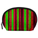 Warped Stripy Dots Accessory Pouch (Large)