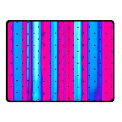 Warped Stripy Dots Double Sided Fleece Blanket (Small)  from ArtsNow.com 45 x34  Blanket Front