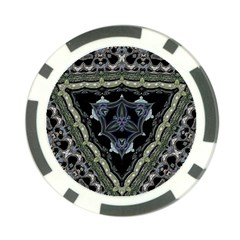 Folksy Trinity Poker Chip Card Guard from ArtsNow.com Back