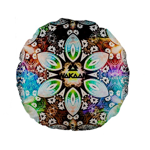 375 Chroma Digital Art Custom Standard 15  Premium Flano Round Cushions from ArtsNow.com Front